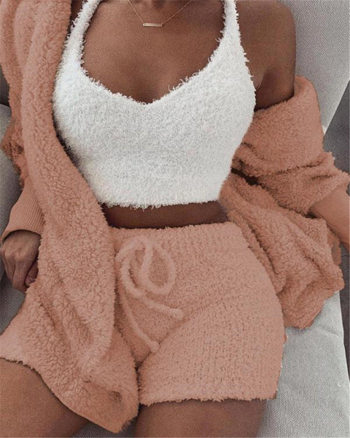 3pcs Women's Loungewear Set