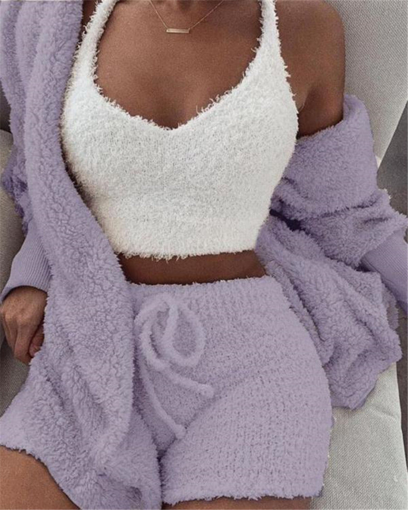 3pcs Women's Loungewear Set