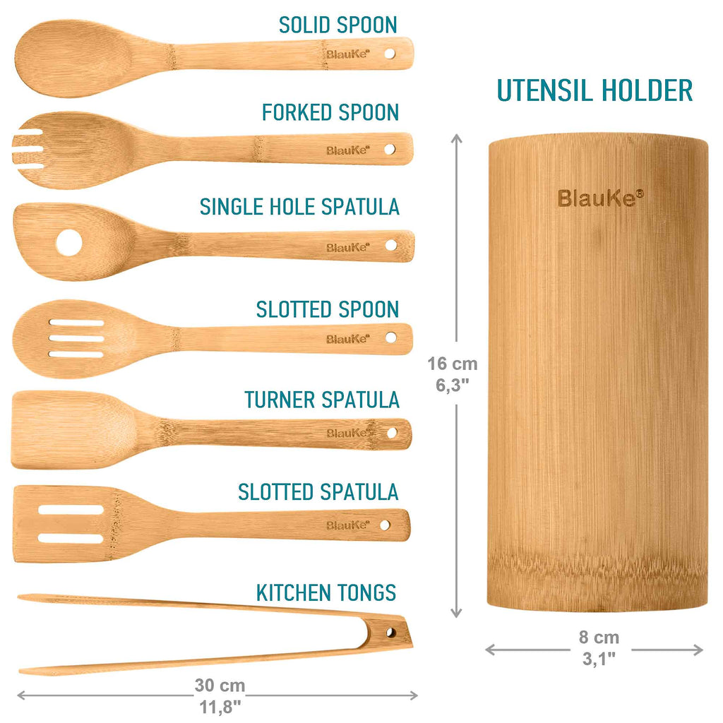 Bamboo Cooking Utensil Set