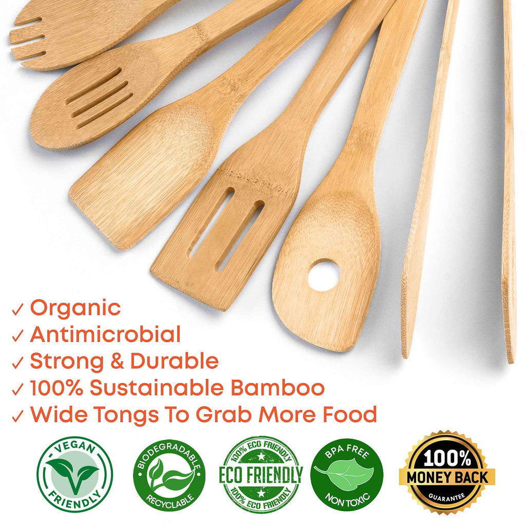 Bamboo Cooking Utensil Set