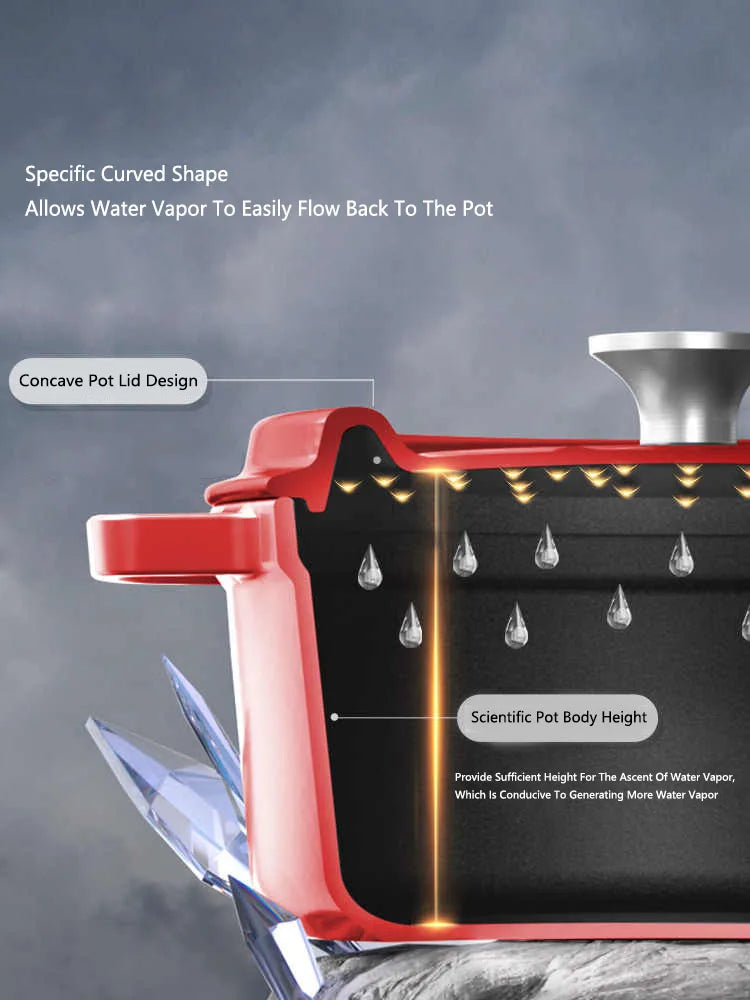 Cast Iron Enamel Stew Pot