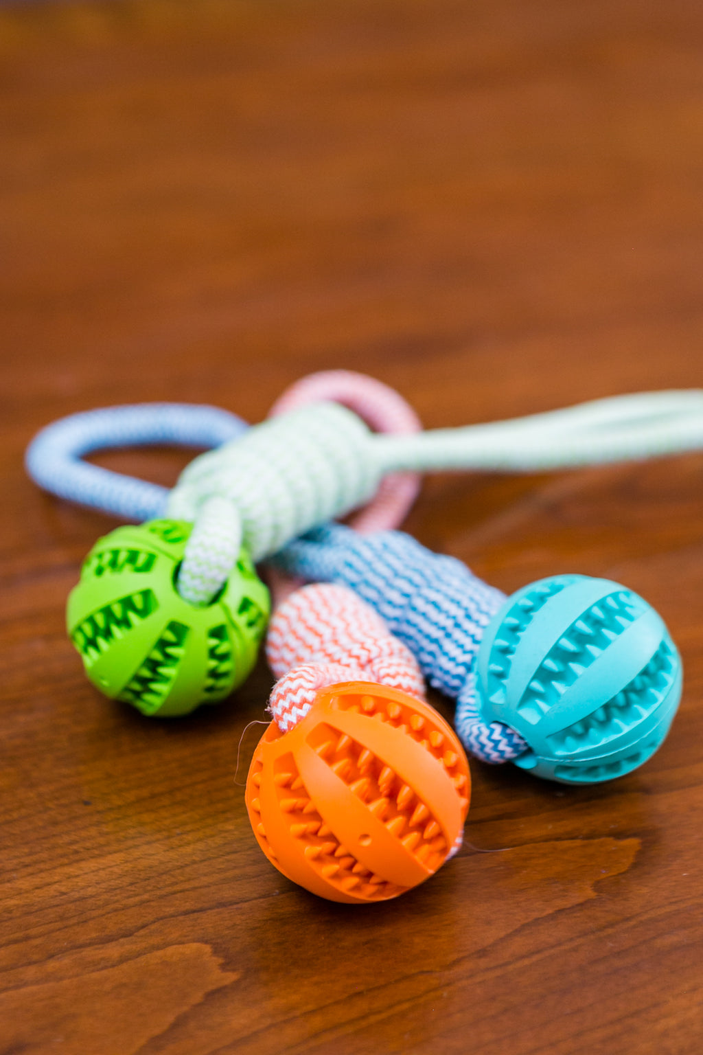 Durable Rope & Rubber Ball Toy