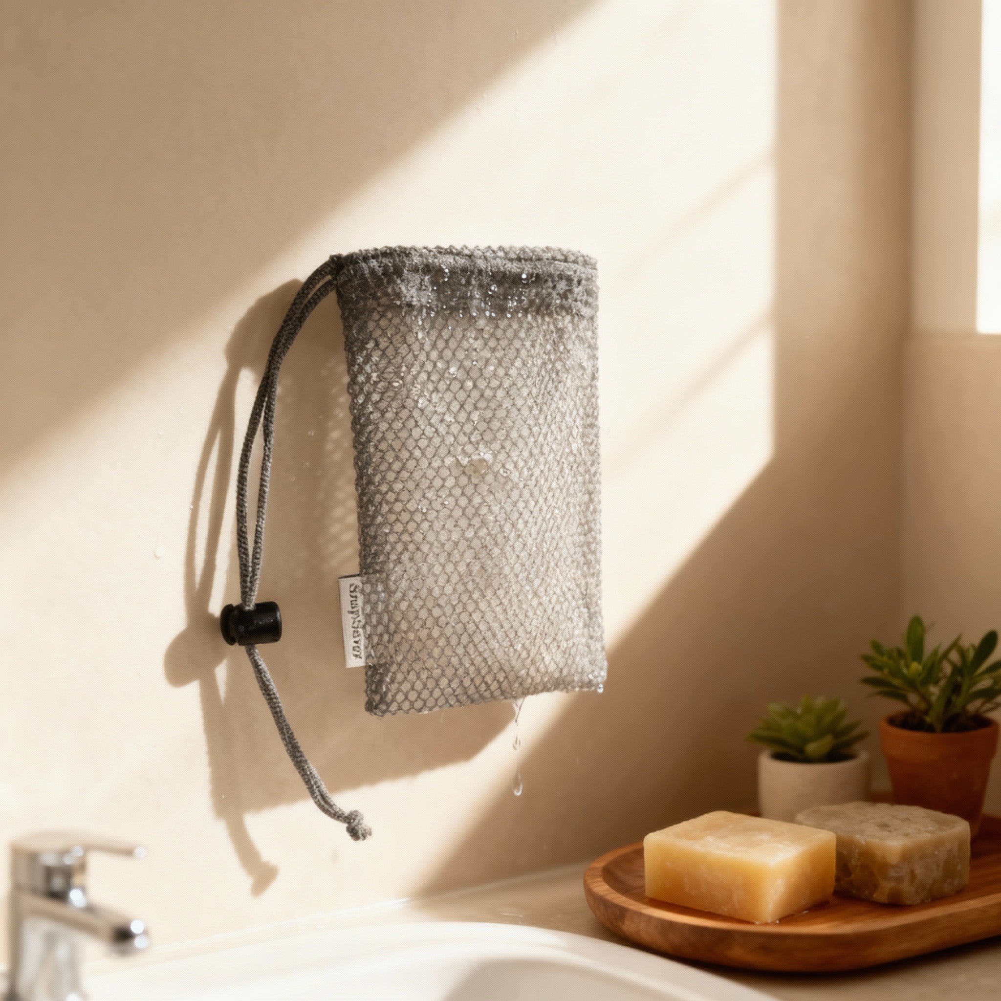 Eco-Friendly Mesh Soap Saver