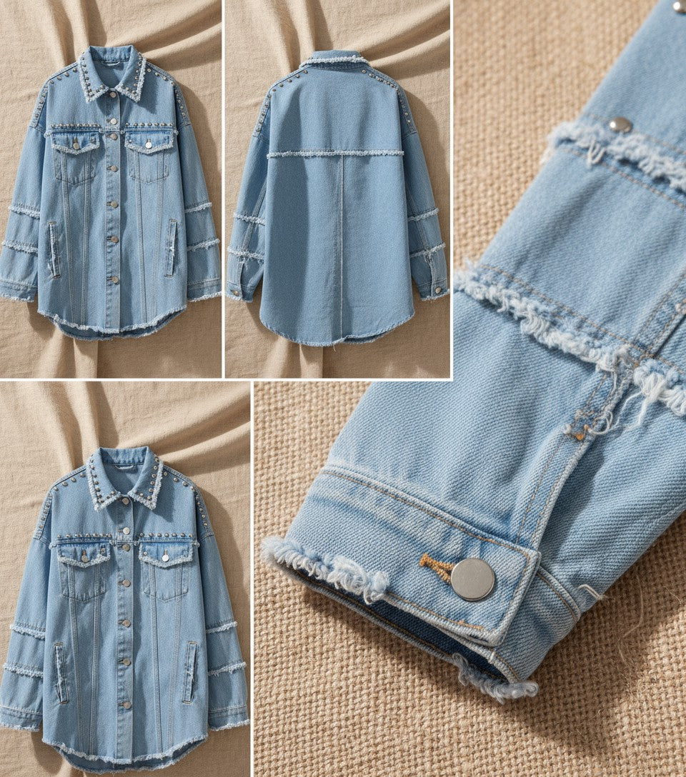Oversized Denim Shirt