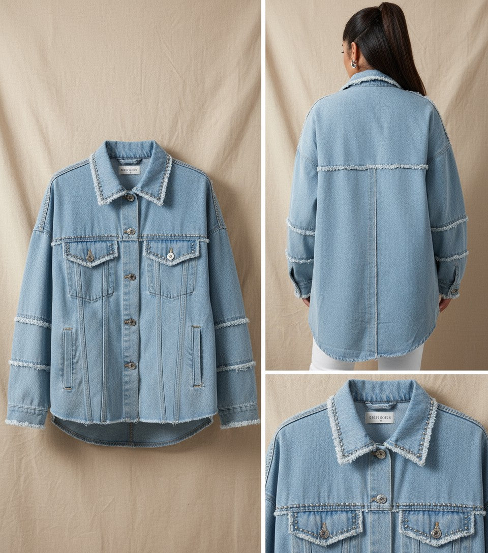 Oversized Denim Shirt