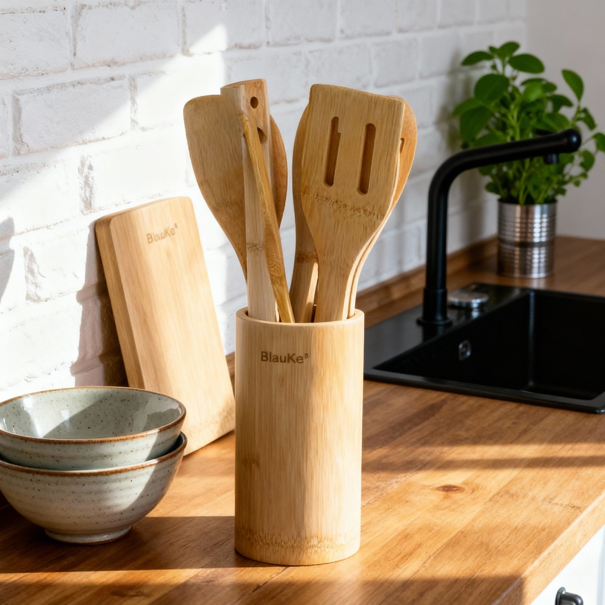 Bamboo Cooking Utensil Set